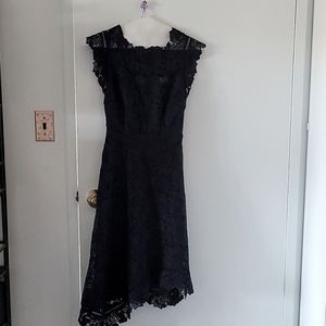 Reiss, navy blue lace cocktail dress, size 0